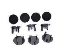 Naroote Outlet Covers, Outlet Cover Item Type: Material: ABS Light Switch Plate 【User-Friendly Design】 Easy to Install When are Not in Use, The Electrical (Black)