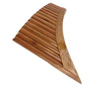 Naroote Pan Flute Bamboo Music Instrument Natural 15 Pipes Woodwind for Beginners and Students Eco-Friendly (Right Hand)