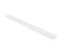 Naroote Paper Tearing Ruler for Crafting Activities, Versatile Double Sided Deckle Edge Ruler, Accurate Measurement for Arts and Education, Plastic Material, 1 Unit