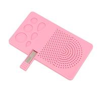 Naroote Paper Winding Disc Durable Grid Tool for Needle Plate with Derivative Rings Storage Drawer for Crafting Blue Color 6.1x3.6in (Pink)