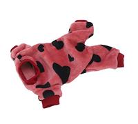 Naroote Pet Pajamas, Monsters + Soft Logic Pink for Dog (L)