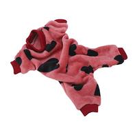 Naroote Pet Pajamas, Monsters + Soft Logic Pink for Dog (XL)