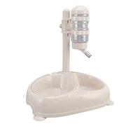 Naroote Pet Water Dispenser Bowl Adjustable Height Non-Slip Design Automatic Feeder for Dogs and Cats - 1 Unit