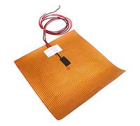 Naroote PI Heating Pad Fast Efficient Polyimide Heating Film for 3D Printers 300 X 300mm Ideal Replacement (DC12V 400W)