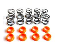 Naroote Pilot Control Spring Kit, 8 Springs 8 Piston Inserts | 201 Stainless Steel, Rubber, Mini Excavator Joystick, Skid Steer Loader, AGT H15R, ATS RT15R, Replacement