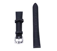 Naroote Pin Buckle Watch Band, Black Cowhide Watch Strap with Strong Durability and Comfortable Fit, Universal Design for Most Types (16mm black)