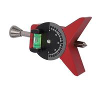 Naroote Pipe Center Finder, Pipefitter Tools with Magnetic Centering Head for Measuring Pipe Diameter 1.5 to 6 Inches, Y Shape Base with Adjustable Dial Bubble Protractor