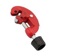 Naroote Pipe Cutter, Portable Steel Copper Tube Cutting Tool, Tubing Pipe Cutter with Replacement Wheel & Reamer for Metal (Red)