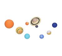 Naroote Planet Model Toy Set for Children, 9pcs Solar System Teaching Model Science Educational Toy, Perfect for Explaining Astronomy Knowledge, Material