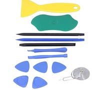 Naroote Plastic Pry Tool, Laptop Opening Tool Kit 12pcs Electronics Repair Tool Laptop Tool Kit PVC Plastic Spudger Opening Prying Bar Sheet Suction Cup Set for Electronics Tool