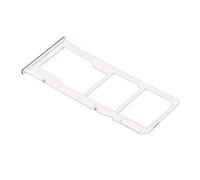 Naroote Plastic Sim Card Tray with Card Pin for Note 10, Perfectly Fit Dual Slot Tray, Convenient Delivery (Silver)