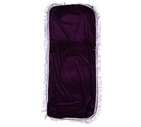 Naroote Pleuche Electronic Piano Cover Soft Anti Dust with Beautiful Fringes for 61/88 Key Piano Burgundy/Violet Color (61key)