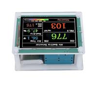 Naroote PM Detector, 2.8in Screen Indoor Air Quality Monitor with ARM Microcomputer Processor, Ideal for PM1.0, PM2.5, PM10, Temp & Humidity Detection