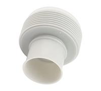 Naroote Pool Hose Cuff Threaded Durable Connector for Pool Vacuum Systems, Anti Design, Plastic, 1 Unit