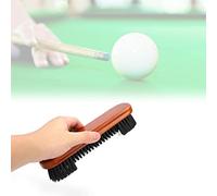 Naroote Pool Table Brush, 2pcs Wooden Pool Billiard Snooker Table Brush Hair Sweep Clean Tool Billiard Set For Felt For Extends the Life of the Felt
