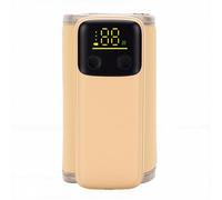 Naroote Portable Bottle Warmer Fast Heating USB, Baby Milk Bottle Heater 6000mAh Rechargeable, 6 Temperature Settings 37°C-55°C, 360° Uniform Heating for Outdoor Travel Car
