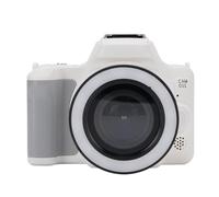 Naroote Portable Camera, 48MP 2K Double-Lentil Camera for The Trip (White)