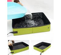 Naroote Portable Cat Litter Box, Lining Collapsible Easy Cleaning Odor Free Cat Travel Litter Box for Outdoor for (S 30x40cm / 11.8x15.7in)