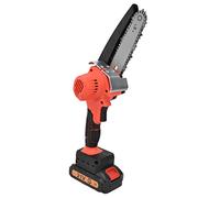 Naroote Portable Chain Saw, Mini Chainsaw Brushless 100V-240V Wear Resistant Rechargeable for Tree Pruning Gardening (UK Plug)