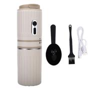 Naroote Portable Coffee Maker, Mini Electric Grinder Cup with Innovative Travel Cup, Detachable Design, Coffee Grinder and Brewer, Precise Grinding for Camping, Hiking, Office