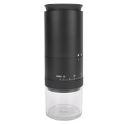 Naroote Portable Electric Burr Coffee Grinder with 38 Adjustable Settings, USB Rechargeable Coffee Grounder Mill, 110ml Powder Capacity for Travel Camping Home (Black)