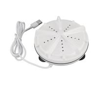 Naroote Portable Mini Turbine Washer - Deep USB Washing Machine for Underwear Baby Clothes - Compact and Lightweight for Travel, ABS Material