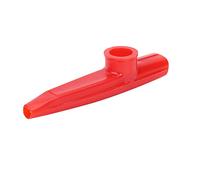 Naroote Portable Plastic Mini Kazoo Instrument for Easy Learning and Accompanying Guitar, Ukulele, Red (Red)