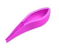 Naroote Portable Women's Silicone Urinal with Bag Stand to Pee for Outdoor Travel, Easy to Clean Female Urination Device for Camping, Hiking, Lightweight Material (Pink)