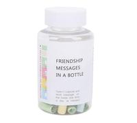 Naroote Pre -wrote Letter Bottle, Safe and Robust Love News Bottles Theme Cards for Goodbye Anniversary (friendship)