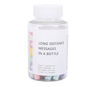Naroote Pre -wrote Letter Bottle, Safe and Robust Love News Bottles Theme Cards for Goodbye Anniversary (long distance)