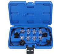 Naroote Professional Fuel Injector Tester Tool Set with Storage Box for Car Diagnostic, 11pcs Noid Light Test Kit Fit for Geo Fit for Ford Multitec-2, ABS and Rubber