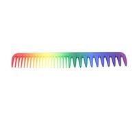Naroote Professional Hair Comb Set, Stylish and Durable Hairdressing Tool for Salon and Home Use, Eco-Friendly Plastic Material, 2 Units (6 ID: 16.5mm/0.64in, Circumference: 51.8mm/2.04in)