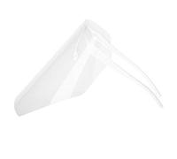 Naroote Protective Face Comfortable Anti-Fog Shield for Use, 10pcs Visor for Home Shop Professional, Plastic White Pink Green Blue 8.6 * 6.2in (White)