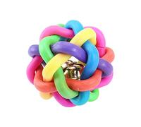 Naroote Puppy Pet Teething Chew Ball, Cute Light Design for Fun Training Play, Tough Rubber Toy for Gums, Suitable for Small Dogs