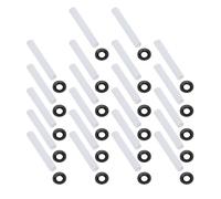 Naroote Quiet Roller Sleeves for Garage Door, 11mm ID | Noise Reducing, Precise Fit Hinge Gaskets for Roller Shaft (22pcs Set)