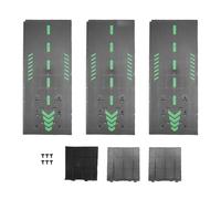 Naroote RC Car Jump Ramp, High Strength ABS Material, Versatile Performance, Snap Together Design, Fold Flat for Storage, Balanced Lift and Landing Safety (Black)