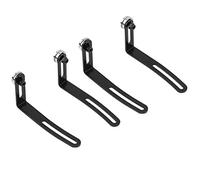 Naroote RC Car Shell L Bracket, Magnetic Metal L Bracket With Easy Installation, Material, Set of 4 Brackets for Axial SCX10 1/10 Scale Crawler