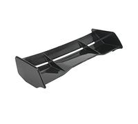 Naroote RC Car Tail Spoiler High Performance Rear Wing for BONZAI 1/16 Off Road Vehicle, Reduce for High Speed Driving, Durable Black Plastic Material