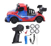 Naroote RC Drift Car, 4 Wheel Drive Remote Control Racing Car Toy with 8 Racing and Drift Tires, Color Changing Lights & Protective Rubber Bumper Design for Adults Boys Kids