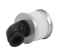 Naroote RC Engine Air Filter Efficient Aluminum Alloy Sponge Material for HSP 94122 941188 1/10 RC Car, 5.5x3.4cm, Black 1pcs (Silver)