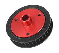 Naroote RC Gears, RC Car Motor Gears Rubber Belt Modified Combination Motor Fit for Axial SCX10 Car Model (Black)