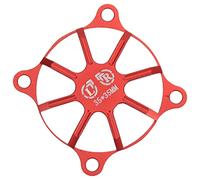 Naroote RC Motor Cooling Fan, Cooling Fan Cover Motor Cover Heat Dissipation Protective Aluminum Alloy Protection Fit for RC Car Boat Truck (Red)