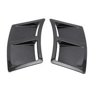 Naroote Rear Side Vent Mudguard Cover, Rear Side Vent Mudguard Intake Trim Precise Fit for Car Replacement for WRX STI 4D Sedan 2015-2021 (Carbon Fiber Style)