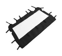 Naroote Replacement Soft Rear Window Panel Fit for Polaris RZR XP 1000 2014-2023 - PVC UTV Back Windshield with Long Term Protection for Snow and Rain Riders