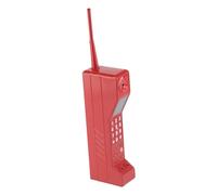 Naroote Retro Phone Prop Brick, Fake Flip Phone Retro Brick Cell Ornament Simulation Photographic Props Stylized Ornaments 90S for Family Decoration Photographic (Red)