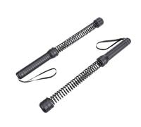 Naroote Ropeless Workout Rope Heavy Duty Portable Ropeless Exercise Rope with Anti Slip Handles for Strength Training for Low Intensity Cardio Workouts 2pcs (Black)
