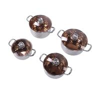 Naroote Round Square Silicone Tray Mold with Handles, Reusable DIY Craft Mold, Alloy Handle Tray with Easy Demolding, Ideal for Clay Coasters & Bowls