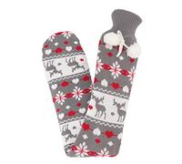 Naroote Rubber Hot Water Bag 72cm 2000ML Fast Heat Transfer Hot Water Bottle for Waist, Neck and Back (Grey Deer)