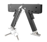 Naroote RV Step Stabilizer, RV Entry Steps RV Stabilizer Jacks Steel Foldable RV Step Support Stabilizer Height Adjustable RV Step Stabilizer Kit for Travel Trailers