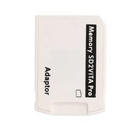 Naroote SD2VITA Memory Card Adapter for 3.60 System, Fast Loading Storage Card Adapter for HENkaku, Game for Enso, Suitable for 1000 2000 White